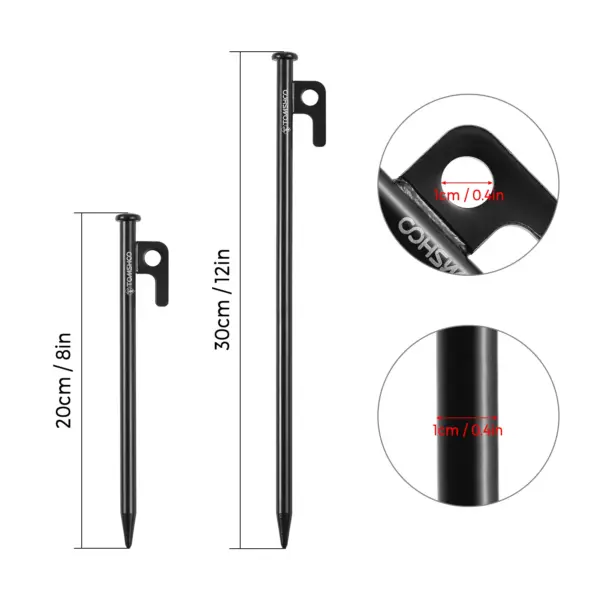 Heavy Duty Steel Tent Pegs
