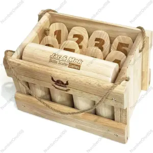 Kubb Skittle Throwing Game
