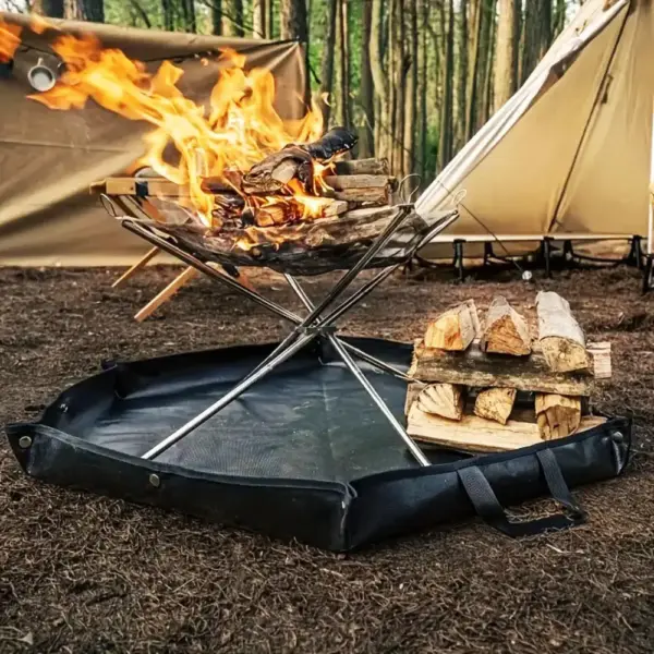 Hexagonal Fire Pit Mat
