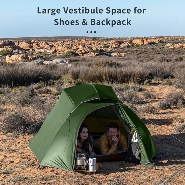 3 Person - Naturehike Cloud Up Backpacking Tent - Image 6