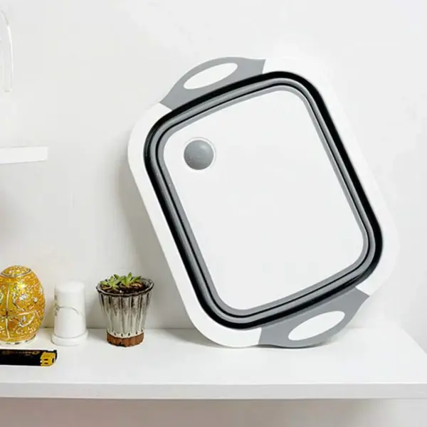 Collapsible Wash Basin and Cutting Board