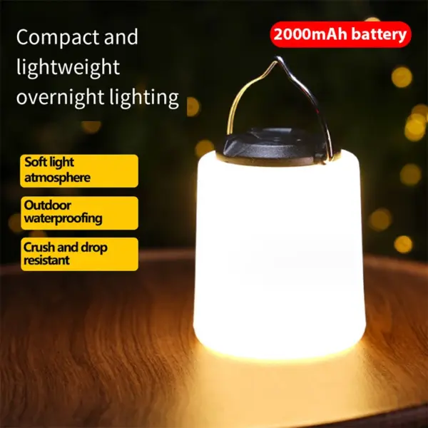 Rechargeable Lantern with LED Flashlight