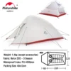 Naturehike Cloud Up Backpacking Tent