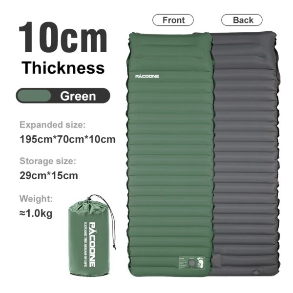 Single Self Inflatable Mattress - 10 cm Thickness - Image 3