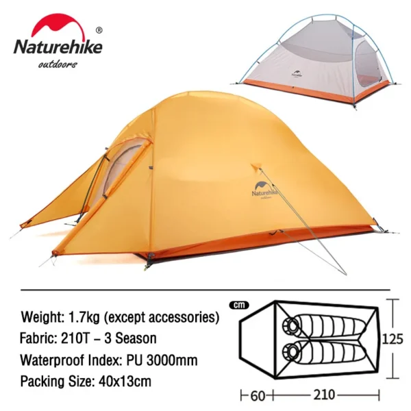 Naturehike Cloud Up Backpacking Tent