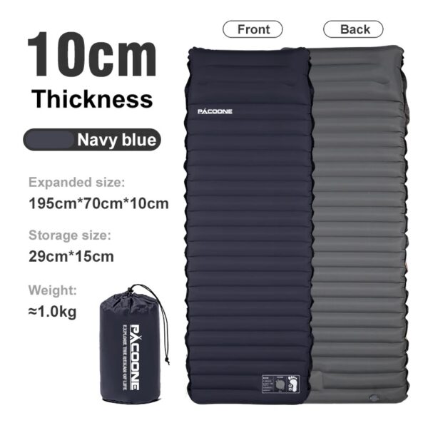 Single Self Inflatable Mattress - 10 cm Thickness - Image 2