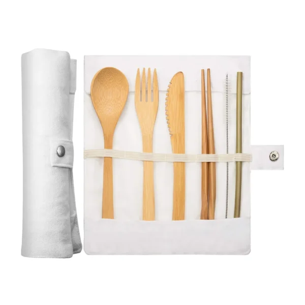 Reusable Bamboo Cutlery Set