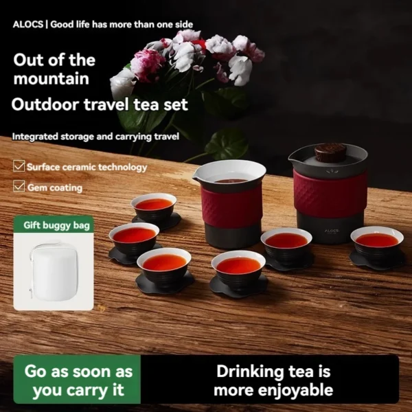 ALOCS Travel Tea Set