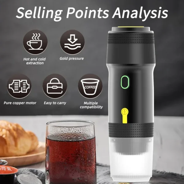 3-in-1 Portable Espresso Machine