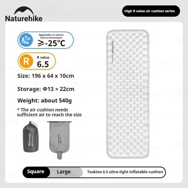 Naturehike R6.5 Inflatable Sleeping Pad - Image 8
